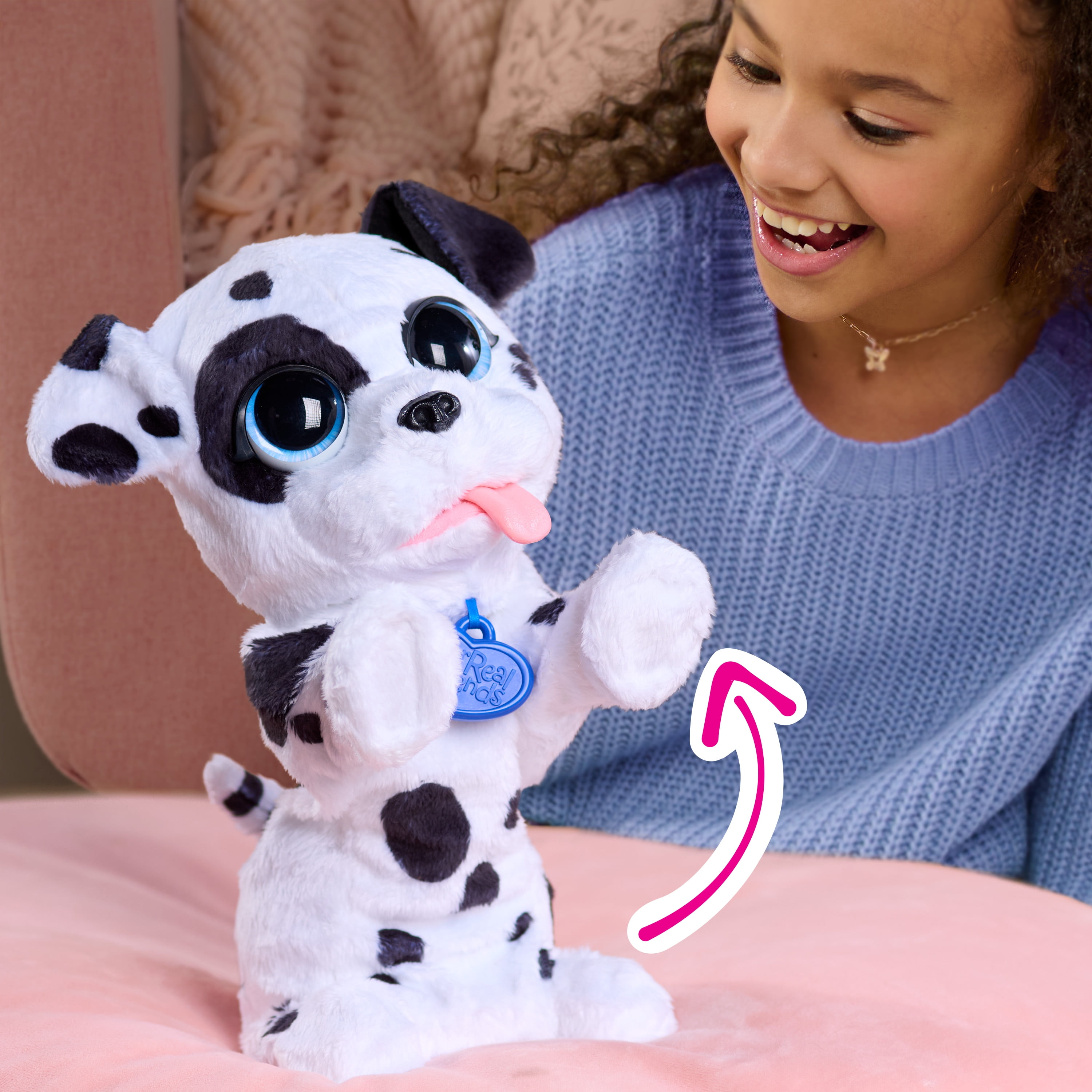 furReal D.D. My Dancin' Dalmatian, Interactive 8 inch Plush, for