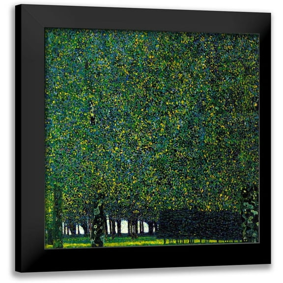 Klimt, Gustav 12x12 Black Modern Framed Museum Art Print Titled - The Park 1910