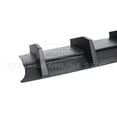 thumbnail image 6 of Replacement For 2015-Present Dodge Challenger All Models | SRT Factory Style ABS Plastic - Matte Black Rear Bumper Dual Tips Exhaust Diffuser, 6 of 7