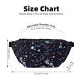 thumbnail image 3 of Naloa Galaxy2 Print Running Belts for Men Women,Running Fanny Pack with 2-Zipper Pockets,Waterproof Waist Pack for Travel Hiking Running Outdoor Sports, 3 of 8