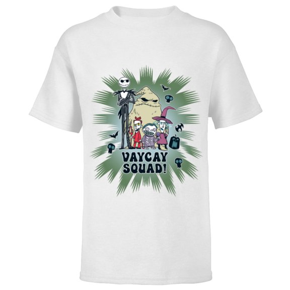 Disney Nightmare Before Christmas Trip Family Vacay Squad - Short Sleeve T-Shirt for Kids - Customized-White