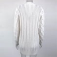 thumbnail image 6 of LEEYNEER Womens Boho Patchwork Cardigan Long Sleeve Open Front Knit Sweaters Coat Pockets Pink S, 6 of 7