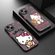 thumbnail image 2 of Sanrio-funda de Hello Kitty para teléfono, carcasa translúcida esmerilada para iPhone 15, 14, 13, 12, 11 Pro Max, mini, XS, XR, X, 8, 7, 6 Plus, SE, 2 of 5