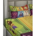 thumbnail image 2 of Ambesonne Colorful Fitted & Top Sheet Set with Shams, Retro Circus Animals, Multicolor, 2 of 4