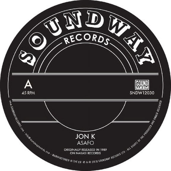 Jon K / Thomas,Pat - Asafo / Enye Woa - Music & Performance - Vinyl