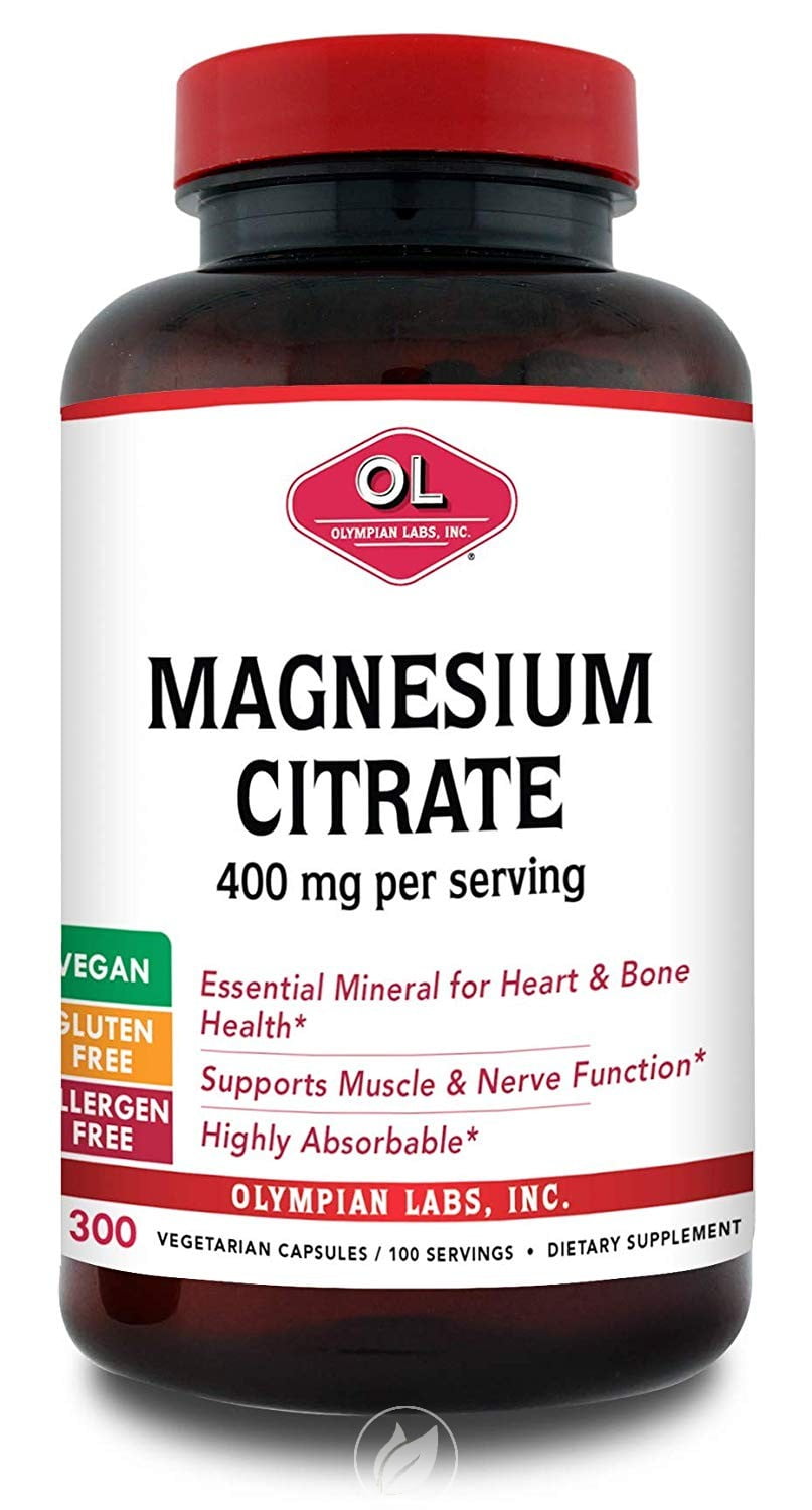 OLYMPIAN LABS Magnesium Citrate 400mg 300 CAPSULE