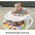 thumbnail image 4 of Fisher-Price Portable Baby Chair Kick & Play Deluxe Sit-Me-Up Seat with Piano Learning Toy and Snack Tray for Infants to Toddlers, 4 of 5