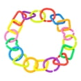 thumbnail image 3 of Miangastore 500G Baby Rings Link Toys Connecting Ring Hanging Stroller Clip On Early Learning Toy Car Carrier Seat Crib Playmat Accessory Set For Infant Newborn Boy Girl, 3 of 8