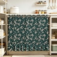 thumbnail image 7 of Ruffled Hem Oven Top Cover with Adjustable Tie Flounce Skirt Style Stain Resistant Fabric for Kitchen Baking Grilling BBQ Home Appliance Decor, 7 of 7