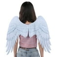 thumbnail image 2 of Cosplay Wing, Children Fake Wing, Halloween Decorative Cosplay Accessory For Cosplay Kids Angel Wing White Background + Light Blue Wings Print,Black, 2 of 8