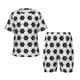 thumbnail image 1 of Balery Soccer Conjunto de Pijama Infantil de Manga Corta con Estampado – Ropa de Dormir de Algodón Suave-Small, 1 of 6
