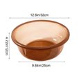 thumbnail image 6 of Clearance! Round Plastic Wash Basin, 1Pcs Stackable Wash Tub Camping Dishpan Kitchen Wash Basin Foot Soak Tub Laundry Hand Wash Bucket Dish Pans for Face Cleansing Home Kitchen on Clearance Coffee F, 6 of 6
