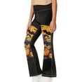 thumbnail image 2 of DISNIMO Black Halloween Girls Wide-Leg Pants Flare Leggings for Girls 12Y Crossover High Waisted Kids Bell Bottom Pants with Pockets for Yoga High Waisted Bell Bottoms for Dance Workout, 2 of 7