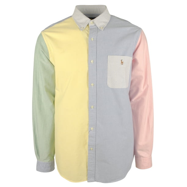 ralph lauren color block shirt