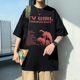 thumbnail image 3 of Camiseta con estampado gráfico para hombre y mujer, camisa Vintage de manga corta, 100% algodón, a la moda, 3 of 5