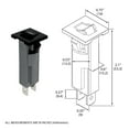 thumbnail image 4 of W Type 6 Amp Thermal Circuit Breaker Fuse, W28-XQ1A-6 - Quick Connect, Snap-In (6A, 3 Pack), 4 of 4