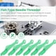 thumbnail image 5 of 6 Paquetes de Herramientas Enhebra Agujas Automáticas Boca de Pescado, Enhebra Agujas de Plástico y Metal para Enhebrar Rápido, Accesorios Portátiles para Máquina de Coser para Manualidades en el, 5 of 9