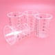 thumbnail image 3 of EeaseMX Vaso medidor desechable de plástico transparente para pintura, 2 unidades, 600 ml, con escala impresa., 3 of 7