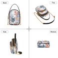 thumbnail image 3 of FORMRS Crossbody Bag for Women Quilted Travel Shoulder Cell Phone Purse with Chain Strap Handbag, White Sea Plants, 3 of 7
