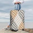 thumbnail image 3 of Lsque Geometric Printed Luggage Cover, Travel Luggage Protector,Scratch and Dirt Resistant, Fits 18-32 Inch Luggage - Large, 3 of 9