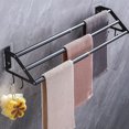 thumbnail image 3 of Acahhotxx Towel Stand, Stainless Steel Telescopic Towel Rack 3 Ladder Designings Towel Hold Adjustable Length Hangers for Household & Hotel, 3 of 3