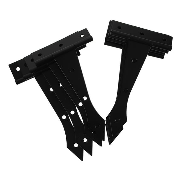 Zehuanyu 8 Pcs Trap Door Hinges Hinge Hinge 12.50X6.50X0.50CM Black