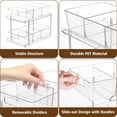 thumbnail image 4 of Organizador para el hogar Fabspace de 2 niveles transparente extraíble, paquete de 2, 4 of 6
