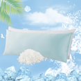thumbnail image 1 of Almohada corporal viscoelástica WhatsBedding, funda refrescante, azul, 1 of 7