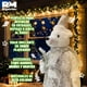 thumbnail image 4 of Figura De Oso Polar Muñeco Navideño De Pie 51 cm Plateado, 4 of 5