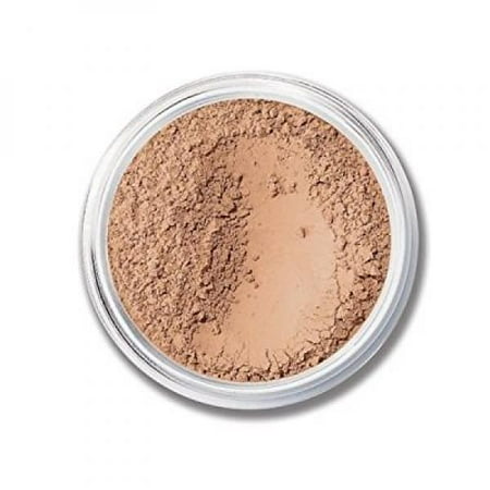 Organic Mineral Loose Foundation Powder - Pure Minerals Foundation Loose Powder Medium Beige 8g Luminous Finish (Compare with Bare Minerals Original)