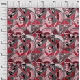 thumbnail image 2 of oneOone Viscose Jersey Bright Red Fabric Triangle & Art Geometric Sewing Craft Projects Fabric Prints By Yard 60 Inch Wide, 2 of 5