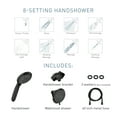 thumbnail image 4 of Attune 8-spray 4 in. Shower Head with Handheld Spray Combo in Matte Black, 4 of 5