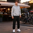 thumbnail image 6 of DENTOYOU 4-Pack Mens Sweatpants with Pockets Gym Joggers - Athletic Pants for Workout Casual black/Navy/Army Green/Heather Grey XXL, 6 of 7