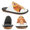 thumbnail image 4 of IAUYY Memory Foam House Slippers Suitable for Both Men and Women. Comfortable, Anti-Slip Plush Flat-Bottomed Slippers The Best Holiday Gift This Bird, 4 of 9