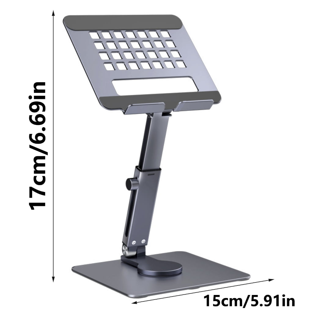 Aluminum Alloy Tablets Stand Foldable and Adjustable Holder Dock for Phones