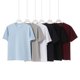 thumbnail image 2 of Heavyweight 240g Cooling Mercerized Cotton Solid Color Crew Neck Short Sleeve Men's Trendy Brand Cooling Loose Casual Basic T-Shirt, 2 of 4