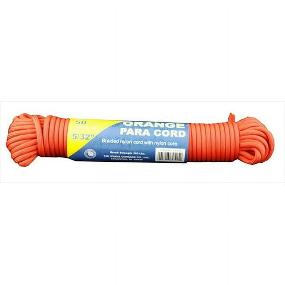 T.W. Evans Cordage 79-515 Para Cord 50 ft. in Orange