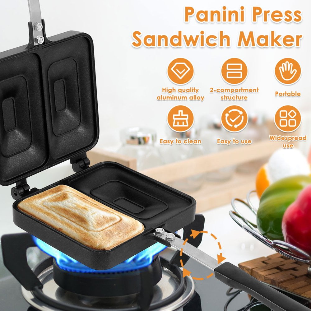 Grille Pain Action Sandwich Toaster Free Shipping! FOHERE Waffle