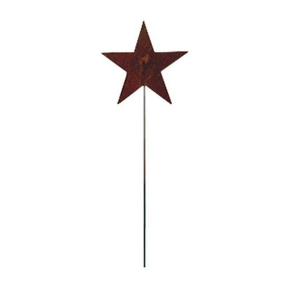 Star Rusted Garden Stake