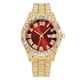 thumbnail image 1 of Fiudx Ofertas relámpago del día Reloj de moda para hombre, reloj de acero inoxidable, informal, para vestir, pulsera, cristal, 1 of 1
