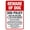 Warning Sign 4, variant on Dog Policy Dogs Welcome Sign 8"x12" - Security Metal Wall Decor for Business Office Yard Street Road Home Caution