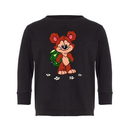 

Cute Bear With A Backpack Long Sleeve Toddler -Image by Shutterstock 3 Toddler