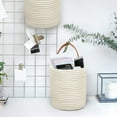 thumbnail image 5 of 1pack Jute Rope Hanging Basket - Woven Fern Wall Hanging Storage Basket Flower Plants, Jute Woven Basket Key Storage Basket, 5 of 9