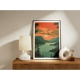 thumbnail image 2 of Minimalist Ozark National Park Poster Mid Century Modern Travel Art Print Landscape Wall Decor, 2 of 3