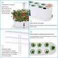 thumbnail image 2 of Sistema de cultivo hidropónico, kit de jardín de hierbas para interiores de 10 pods con luz de crecimiento LED, maceta de jardín inteligente con temporizador de 16 horas para iluminación LED y sistem Namotu CZDZ-ST21, 2 of 7
