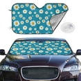 thumbnail image 2 of Balery Daisies Flowers Print Car Windshield Sun Shade,Windshield Sunshade for Car Pickup Truck SUV Accessories-, 2 of 7