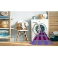thumbnail image 2 of Ahgly Company Machine Washable Indoor Rectangle Transitional Medium Purple Area Rugs, 7' x 10', 2 of 7