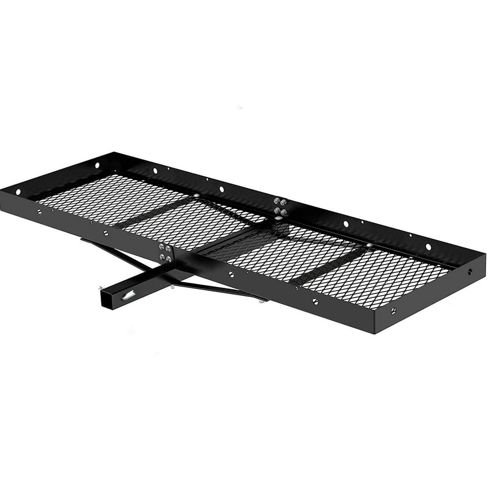 SUNCOO Universal Hitch Mount Cargo Carrier, 60"x 20" TrayStyle Trailer