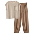 thumbnail image 1 of Conjunto de ropa LILLUSORY, dos conjuntos de 2 piezas para mujer, primavera y verano, 1 of 7