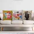 thumbnail image 5 of Almohadas Littlefa Inspiring It's OK para niñas y niños, color beige, 5 of 5
